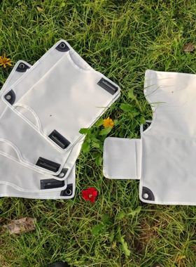 户外沙滩椅牛津布加厚坐垫钓鱼椅替换布四角便捷耐用双层折叠椅布