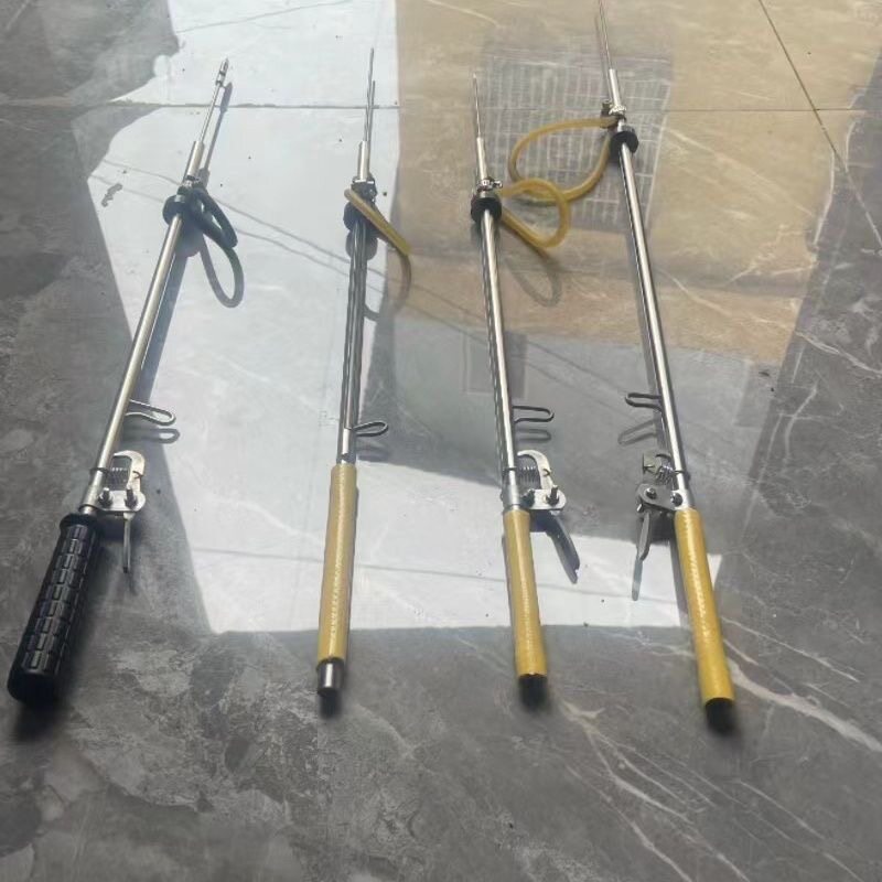 不锈钢老式鱼叉水下打鱼鱼叉射鱼器捕鱼工具鱼箭纯手工潜水打鱼枪