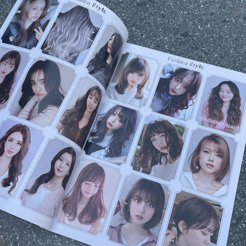 现货2022女发发型书卷发书女短发长发中号美发直发综合书美发参考