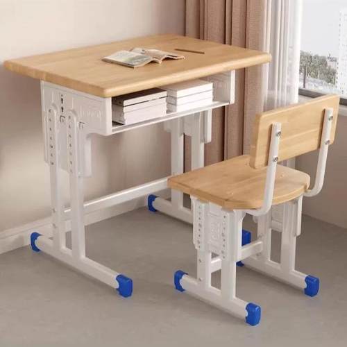 实木课桌椅培训机构辅导班学校中小学生可升降家用儿童环保课桌