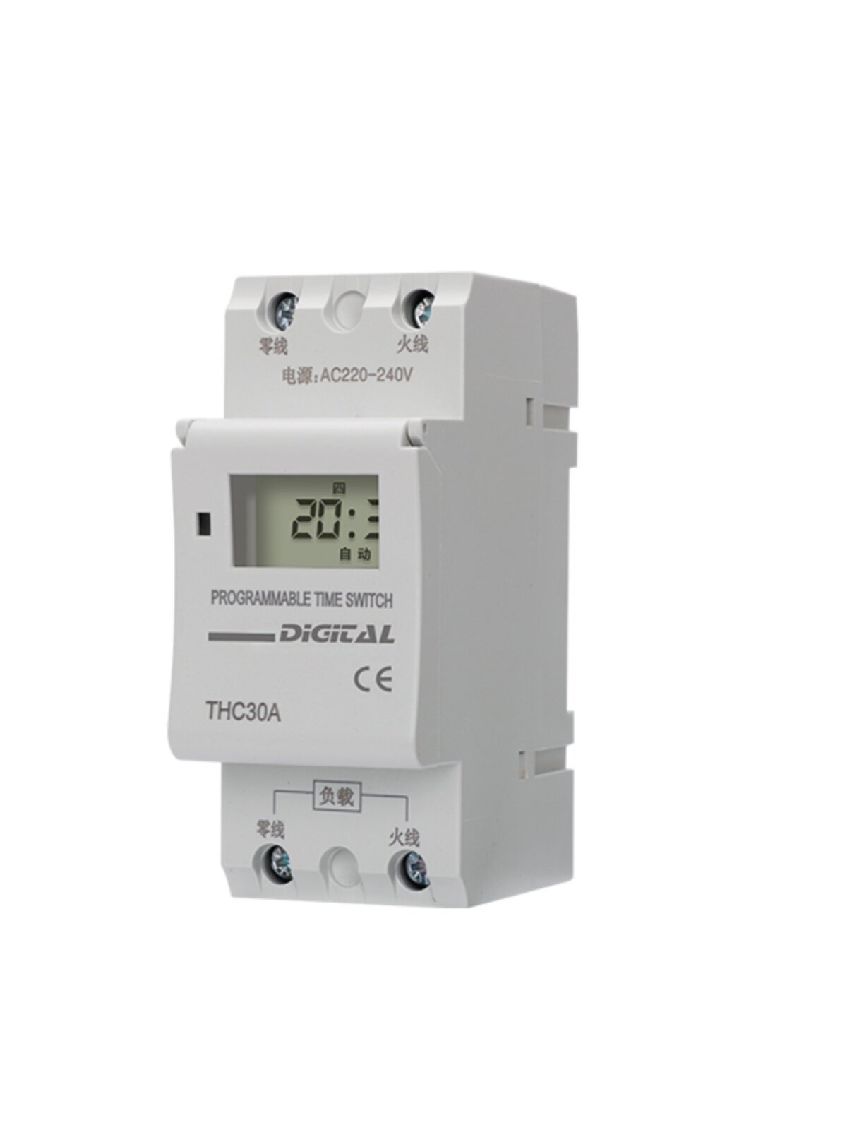 定时器220v自动k导轨时间控制断电kg316t微型门头路灯广告时控开