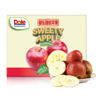 应季 4.5斤礼盒 新鲜水果 4.2斤简装 dole都乐脆甜冰糖心苹果3斤