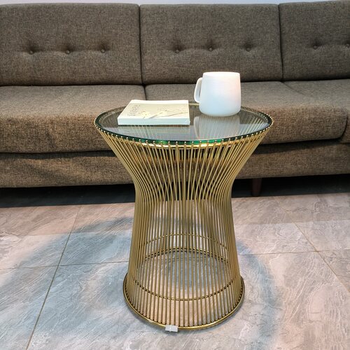 Platner Coffee Table沙漏轮廓边几普拉特纳角几圆形茶几咖啡桌