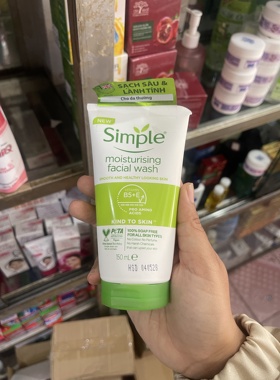 泰国进口Simple女士清妍清洁无皂洗面奶150ml清爽保湿不刺激清洁