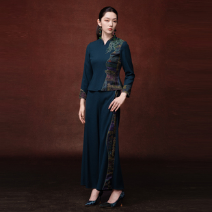 新中式国风新款气质 月华苗绣上衣954217555