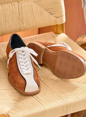 美式复古日式阿美咔叽登山德比翻毛休闲街头工装户外真皮休闲皮鞋