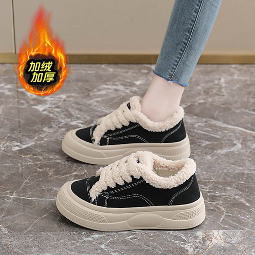 赵露思同款加绒加厚棉鞋女