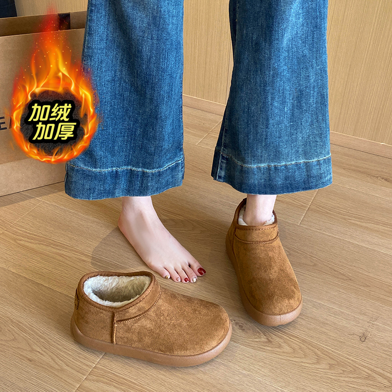 赵露思同款勃肯短靴女