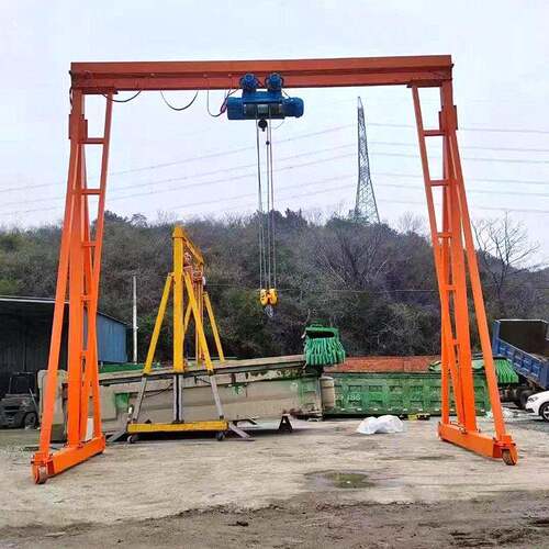 龙门架工地用移动电动万向龙门架效率移动龙门架