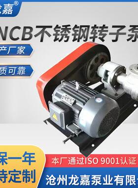 NCB不锈钢转子泵凸轮转子泵泵头正反转高粘度转子泵厂家供应