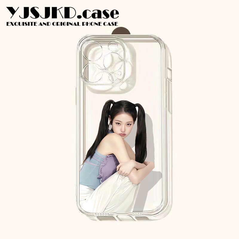 韩星张元英适用iPhone14pro手机壳苹果13/12小米9华为vivoS15/7plus/8p透明xr6sp小众xsmax/se/女可爱