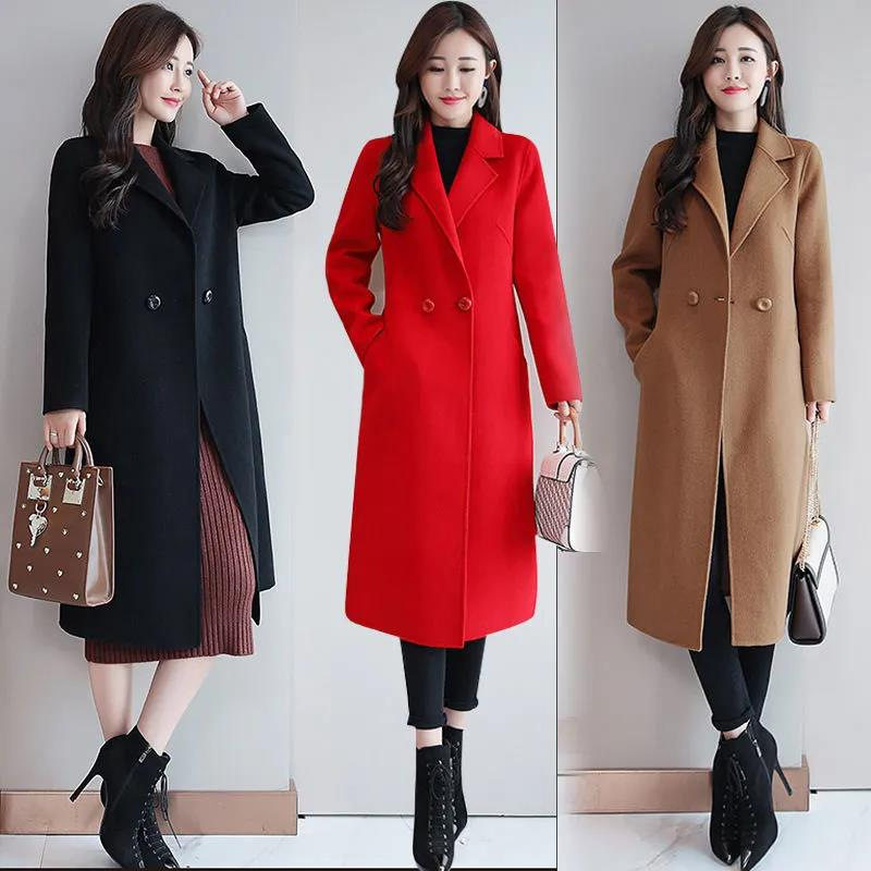 womenclothes中长款呢子