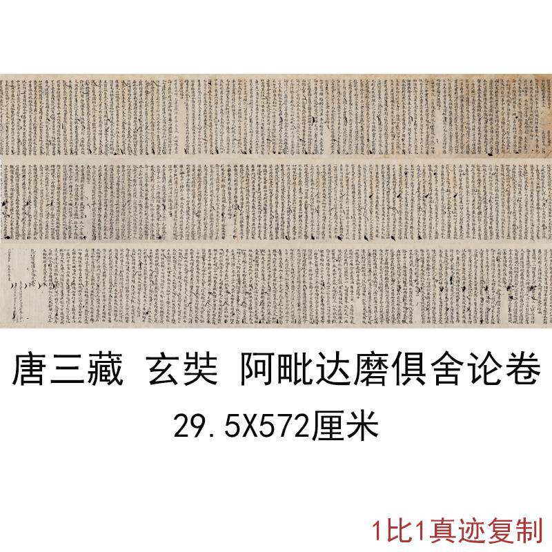 敦煌遗书写经唐玄奘阿毗达磨俱舍