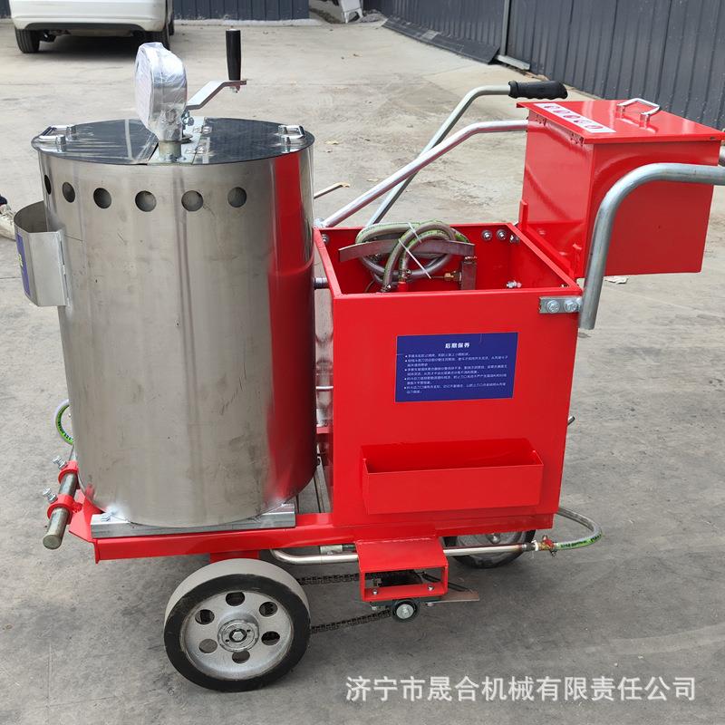 多功能手推式热熔划线一体机市政道路划线机斑马线热熔划线机