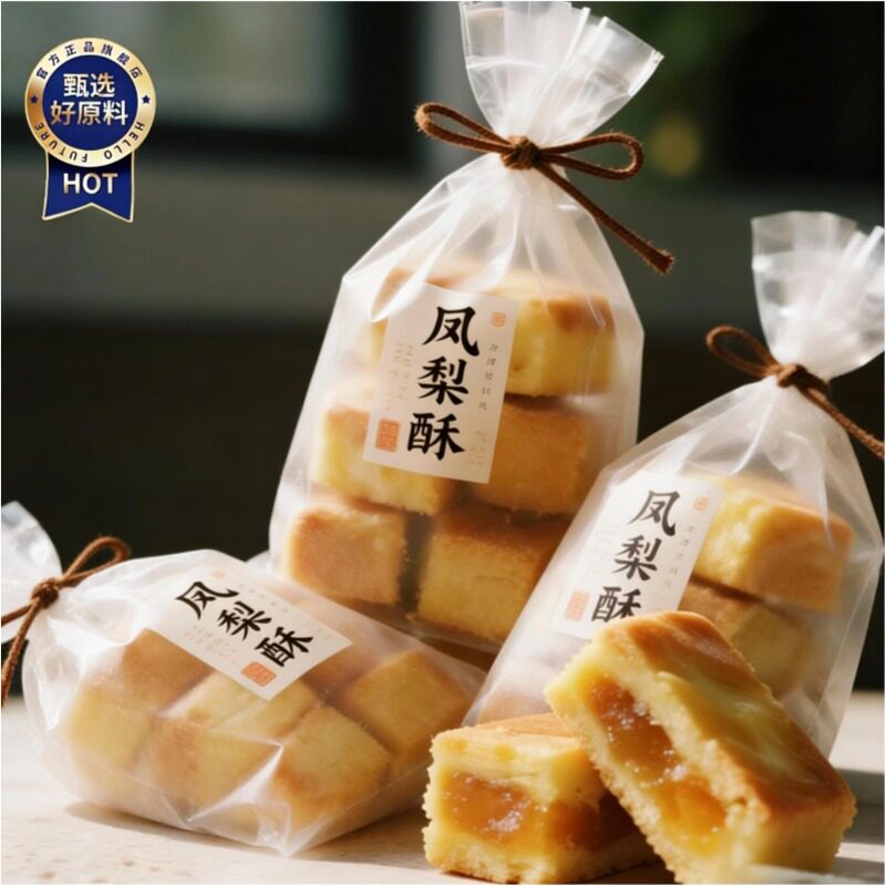 【央妈推荐】台湾正宗凤梨酥铁盒子福建鼓浪屿中式糕点手工点心