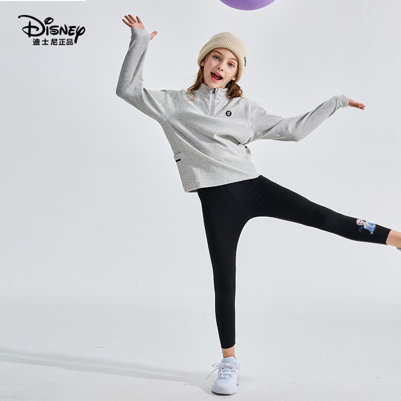 迪士尼加绒加厚女童打底裤