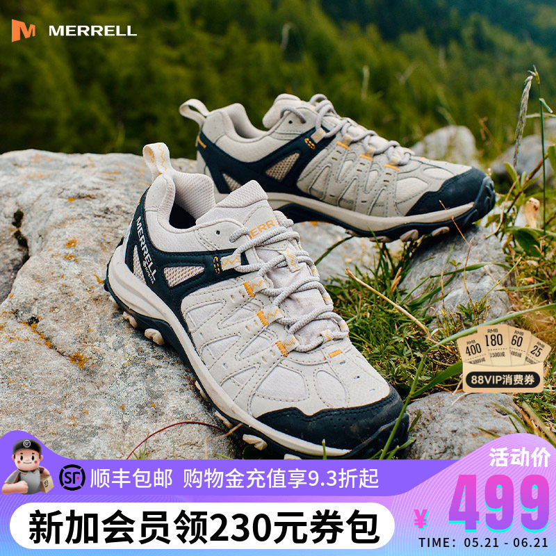 MERRELL迈乐男女ACCENTOR GTX防水透气网面徒步鞋户外运动登山鞋