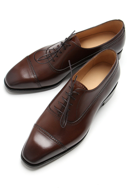雅生AXEN手工固特异意大利Masoni皮厂定制chestnut栗色牛津皮鞋