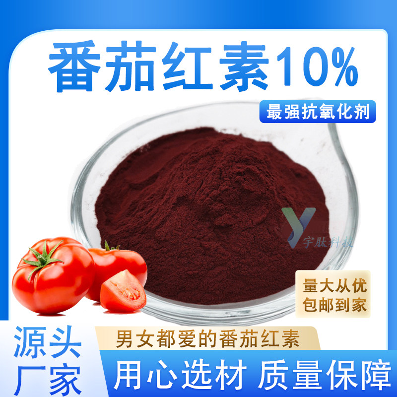 番茄红素10% 番茄提取物食品级原料着色剂多规格植物提取厂家直销