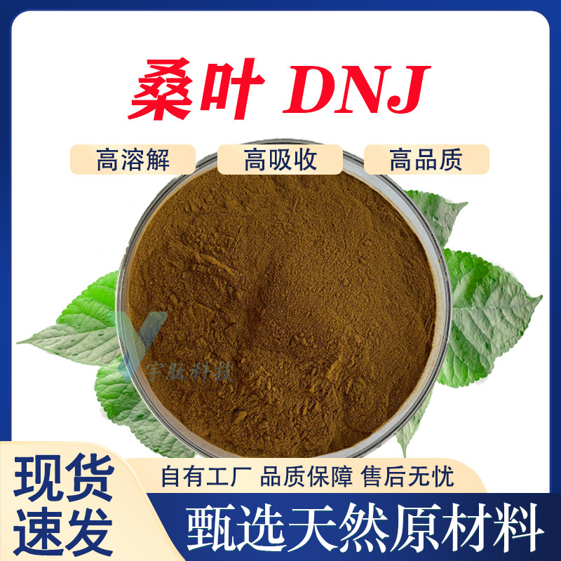 桑叶DNJ10% 脱氧野尻霉素 桑叶提取物食品级保健原料厂家现货正品