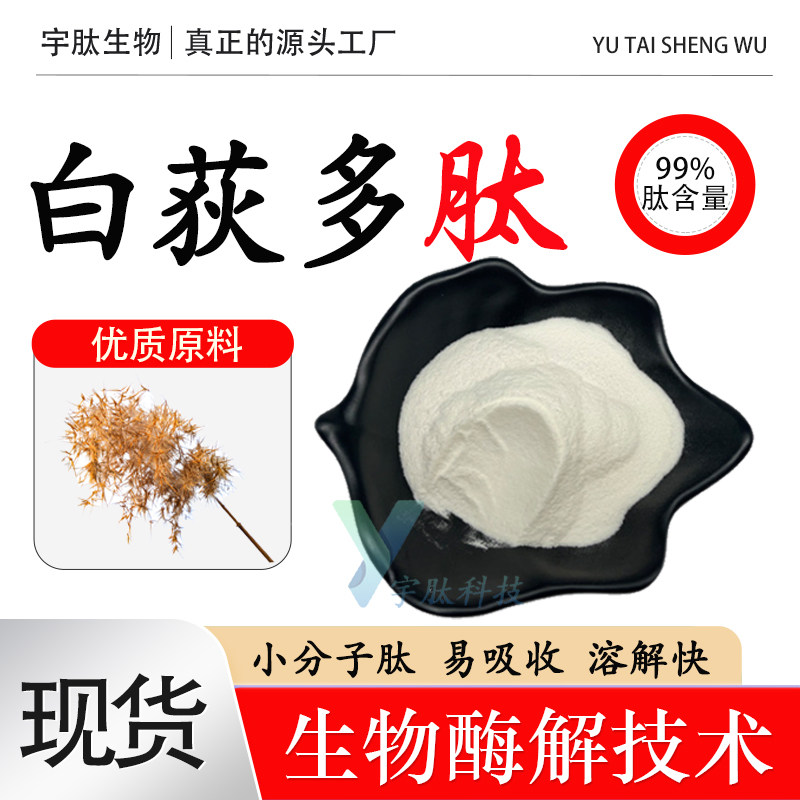 白荻多肽99% 小分子活性肽≤500DA 食品级水溶性固体原料厂家直发
