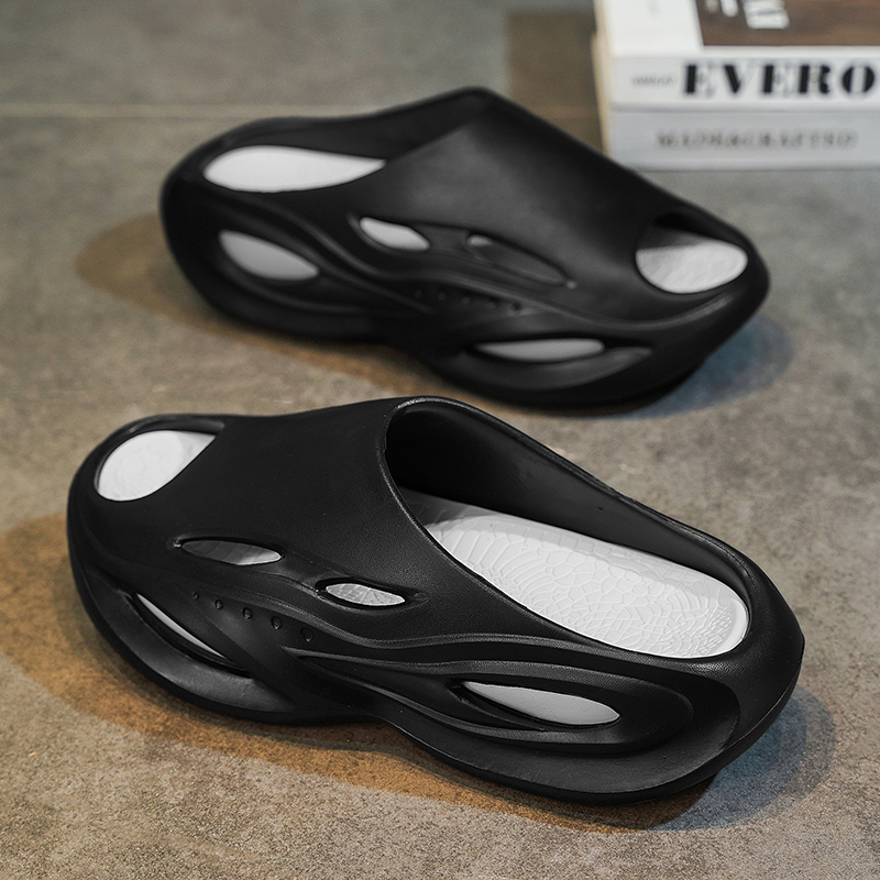 踩屎感厚底拖鞋男夏季外穿沙滩运动一字拖男士凉拖外出休闲拖鞋潮