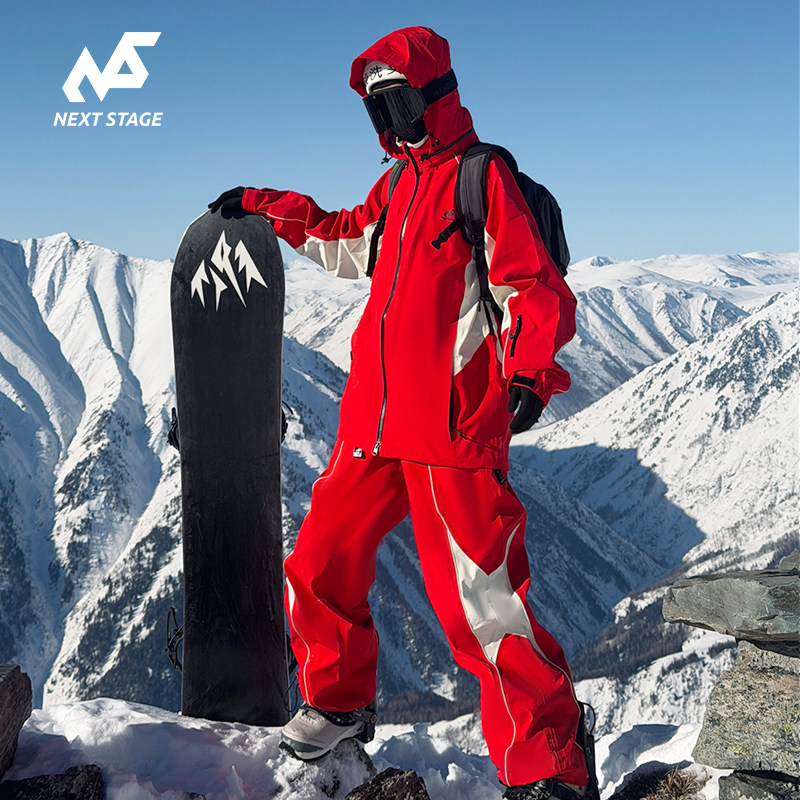 NEXTSTAGE单板滑雪服套装女男同款保暖3L全压胶防风防水户外雪服,户外/登山/野营/旅行用品,滑雪衣裤套装,淘宝优惠券,粉丝福利购,淘宝优惠卷