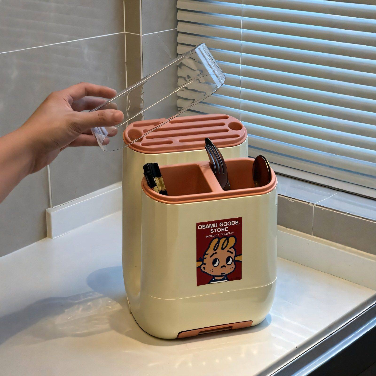 刀架置物架2025新款厨房台面沥水筷子筒刀具菜板一体收纳架,家装主材,刀架,淘宝优惠券,粉丝福利购,淘宝优惠卷