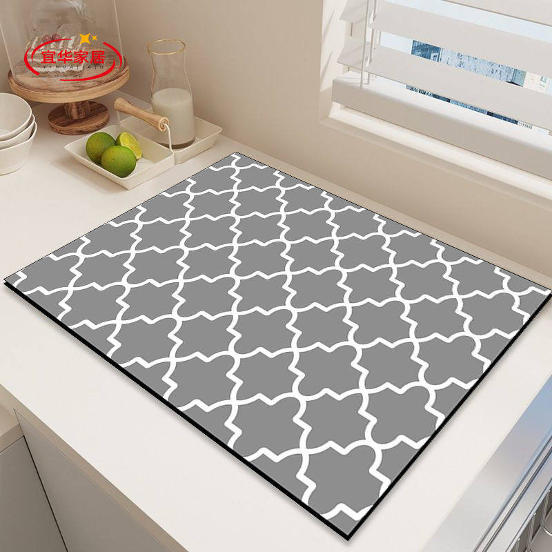 硅藻泥厨房沥水垫台面吸水桌垫家用杯碗碟干燥垫防滑防污餐桌垫子,居家布艺,餐垫,淘宝优惠券,粉丝福利购,淘宝优惠卷