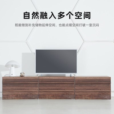 佐必林黑胡桃木斗柜五斗柜卧室六斗柜餐边柜组合收纳柜欧式储物柜