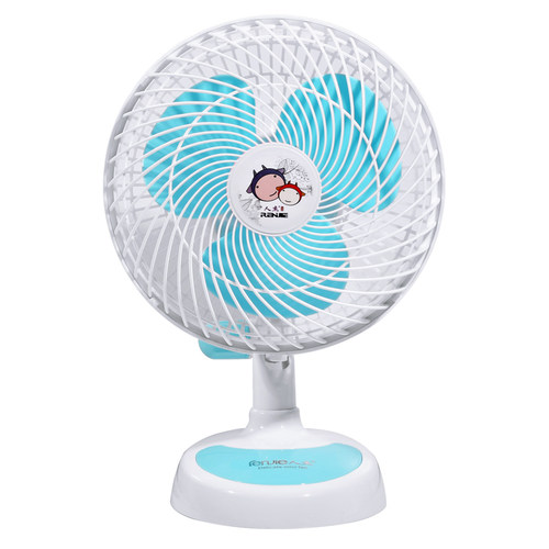 人杰电风扇 T13学生宿舍床头风扇迷你小风扇 静音台扇摇头扇包邮