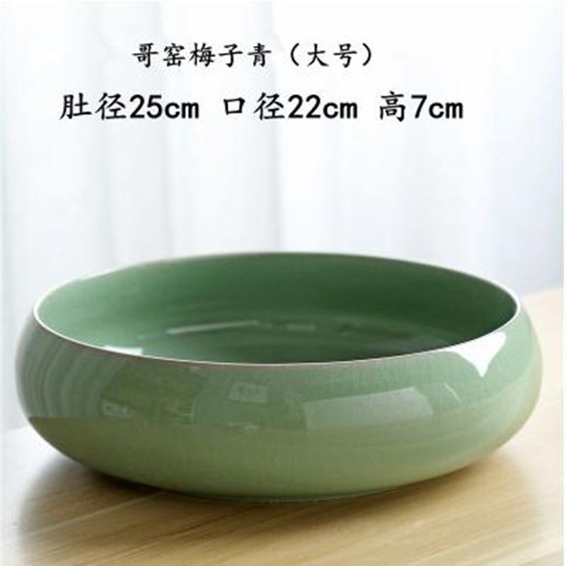 茶台陶瓷烟灰缸大号超大特大家用客厅中式茶渣废水缸茶洗水盂笔洗,家居饰品,装饰烟灰缸,淘宝优惠券,粉丝福利购,淘宝优惠卷
