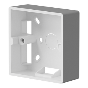 86型超薄明装开关插座底盒加厚pvc接线盒通用明下线盒明盒布线盒