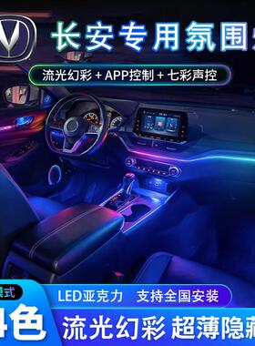 适用长安逸动CS75PLUS/CS55幻彩气氛灯UNIK锐程CC/UNITUNIV车内饰