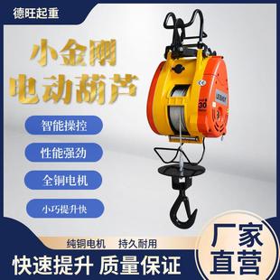 起重提升机快速 小金刚微型电动葫芦220v家用吊机提升机悬挂便携式