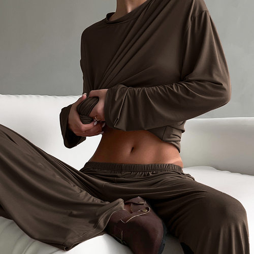 womenclothes欧美圆领弹