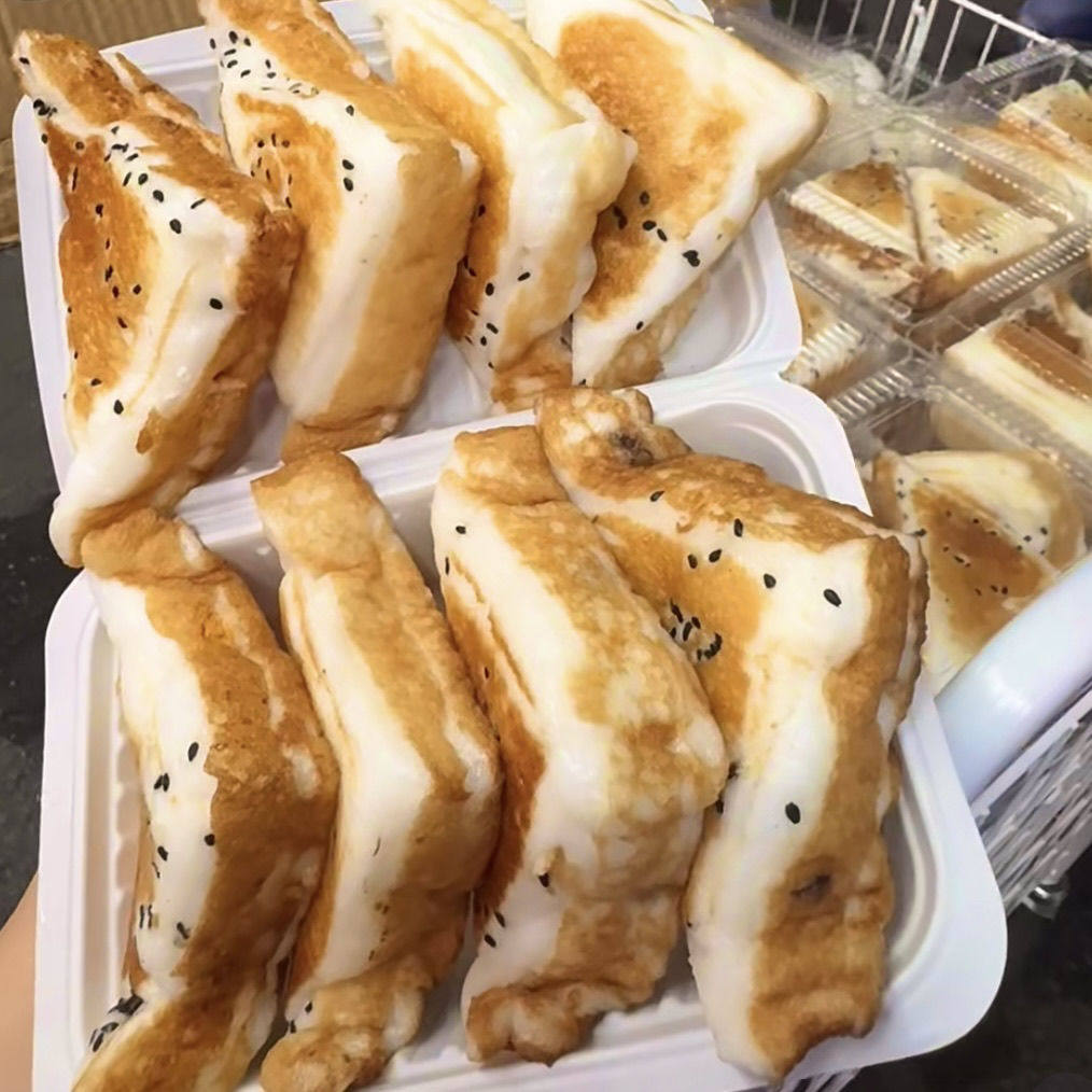 【酸甜松软】三角粑米糕半成品即食早餐小吃加热速食早餐重庆特产
