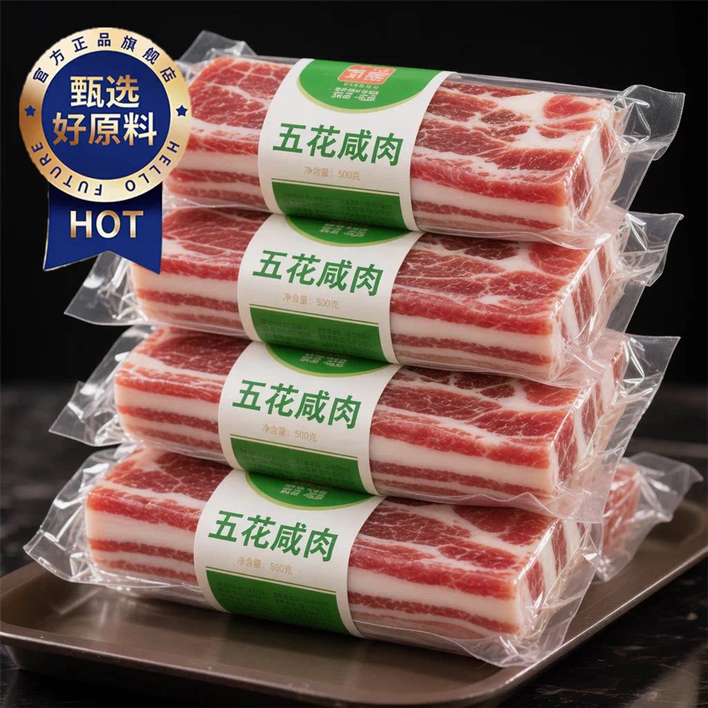 上海老字号咸肉腌笃鲜食材风干五花肉咸肉南风肉无添加官方旗舰店