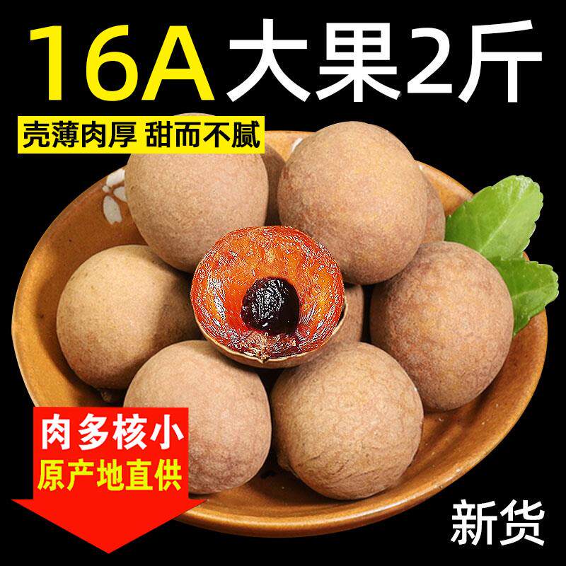 福建莆田16A特级大果桂圆干龙眼干500g桂圆肉干桂圆零食袋装包邮