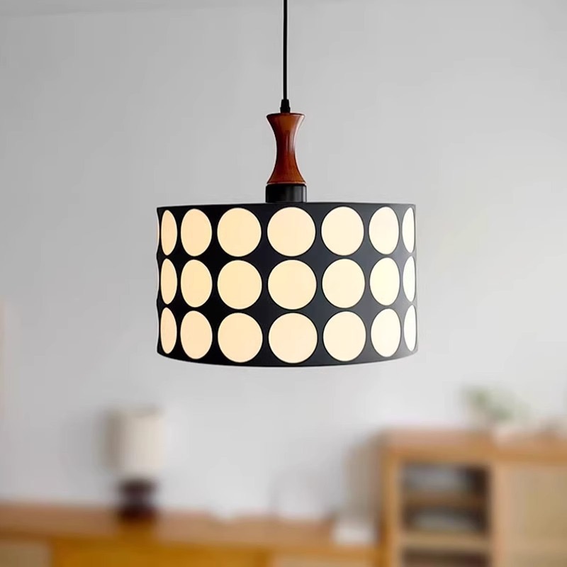 法式中古侘寂风设计师餐厅吊灯美式复古吧台岛台次卧充电吊灯