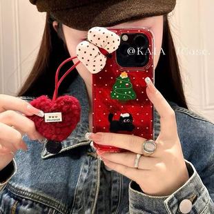 x5PRO k9s x3女保护套新款 k11k10pro个性 k7羽纱 K12x 圣诞树黑猫适用于oppofindx9手机壳findx8ultrax7x6