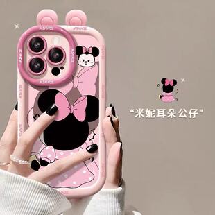 情侣米老鼠适用于vivoy500手机壳 y78plus全包y53s/y300ipro/200i/100小众y35m+新款y36s女z5x泡芙保护套