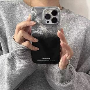 保护套gtneo7 neo6女GT7 6pro 冷淡渐变银黑适用于真我realme13pro v23 gt大师版 v25 q3sq5x羽纱 手机壳12X