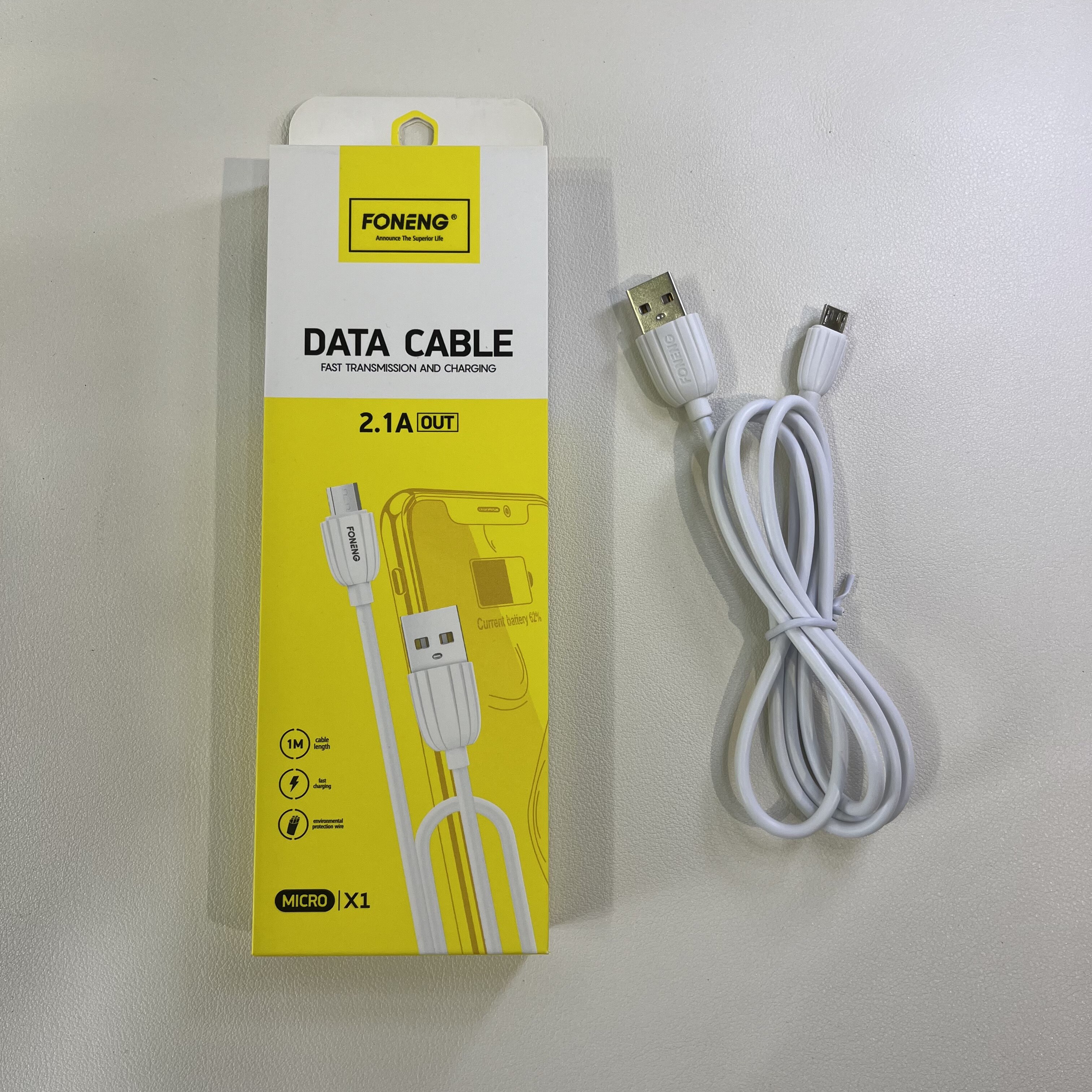 蜂能2.1A老安卓牙齿数据线快充充电线适用老安卓口手机USB充电器线车载充电线小风扇线充电宝线小台灯充电线