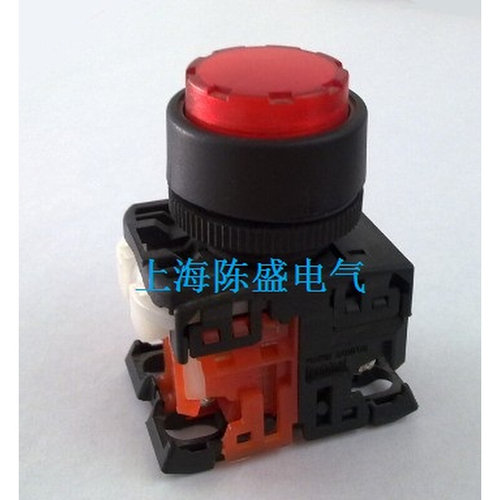 。AR22-EOL-10/01 高头凸头带灯自复 常开或常闭 按钮开关