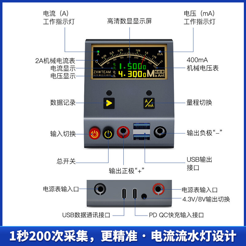 。蚂蚁昕电流分析仪手机维修电流记录回放仪采集波形对比杨长顺同,标准件/零部件/工业耗材,外壳/机架/箱体,淘宝优惠券,粉丝福利购,淘宝优惠卷