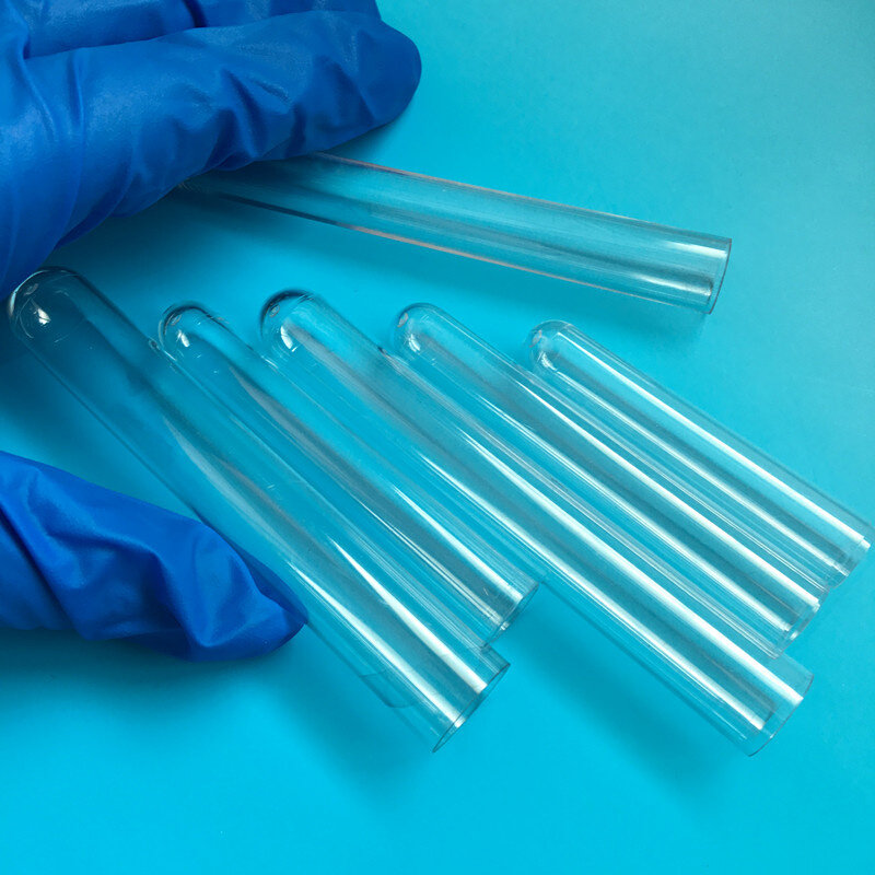 。一次性加厚硬质塑料试管12*60 12*75 12*100 15*100 采样塑料试