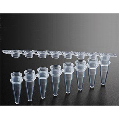 。0.2ml 8连管 PCR八连管 PCR管 200条/包 荧光定量PCR管 连盖