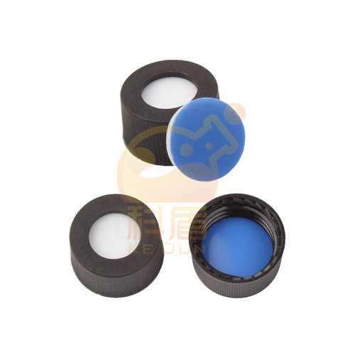 。15-425 顶空盖垫 玻璃样品瓶黑色盖垫 PTFE垫片 15mm 0.8元/只