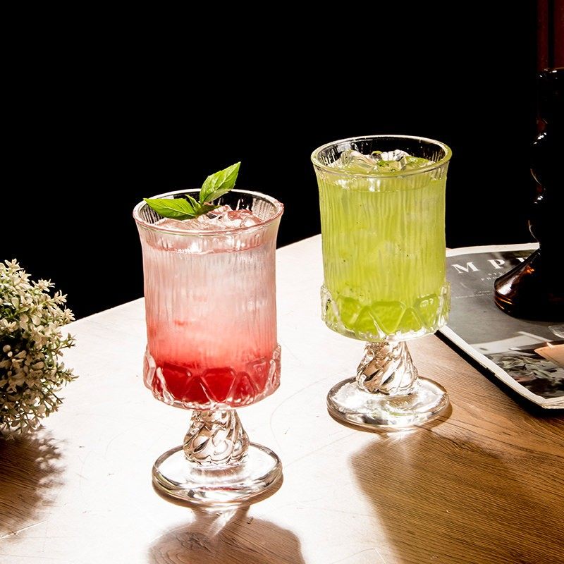 法式宫廷高脚杯小众设计玻璃杯红酒杯果酒杯果汁杯饮品杯鸡尾酒杯,餐饮具,鸡尾酒杯,淘宝优惠券,粉丝福利购,淘宝优惠卷